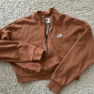 Nike Tan Full-Zip Jacket